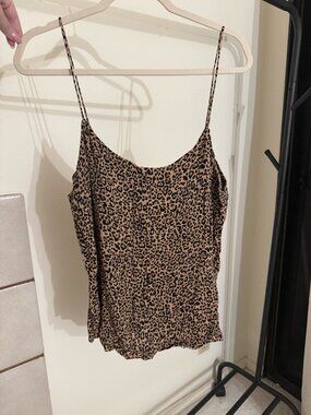 Reformation Leopard Print Cami